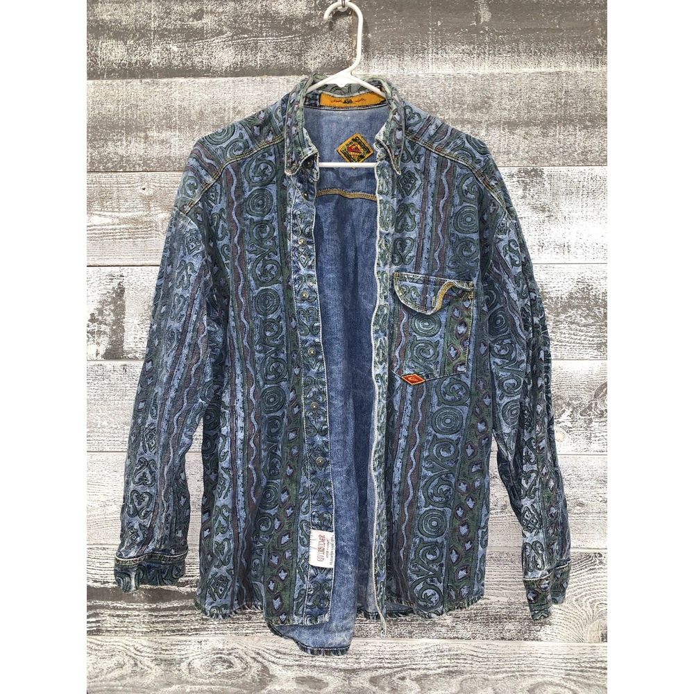 Vintage QuickSilver QSD button up shirt/jacket size Medium